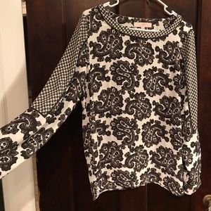 Paisley printed blouse from Loft
